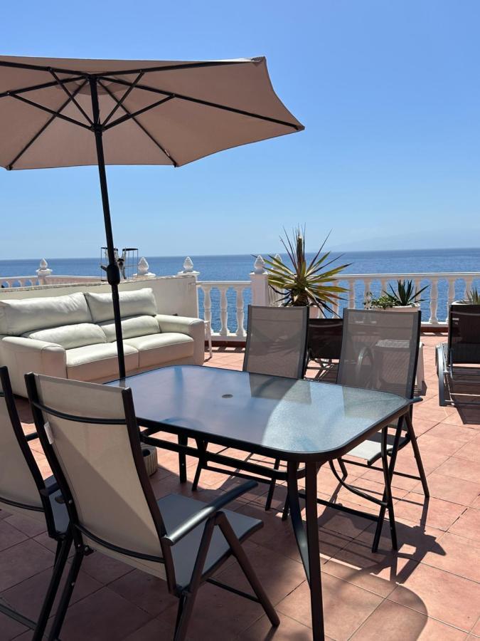 1St Line Sea View & Rooftop - Arena Puerto de Santiago  Exteriör bild