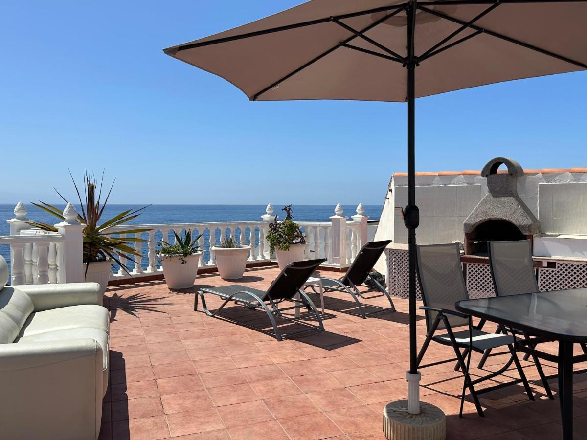 1St Line Sea View & Rooftop - Arena Puerto de Santiago  Exteriör bild