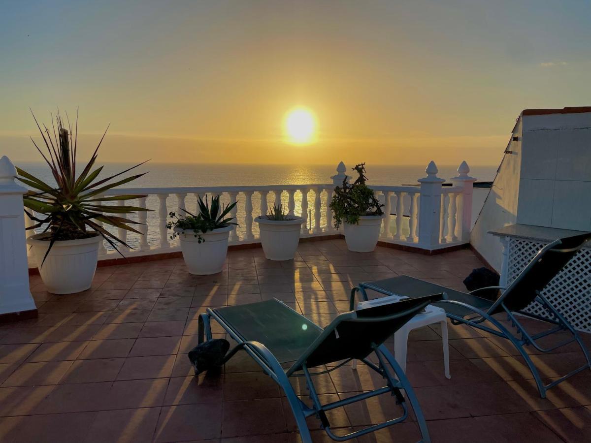 1St Line Sea View & Rooftop - Arena Puerto de Santiago  Exteriör bild